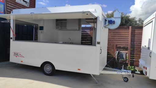καντίνα ρυμουλκούμενη, 4.20μ., 2 παράθυρα, Ρ-044-Διαθέσιμη άμεσα!